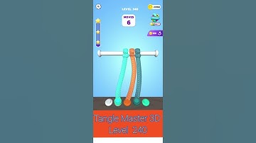 Tangle Master 3D Level 240 Walkthrough Мастер 3D распутывания #240level #shorts #TangleMaster3D