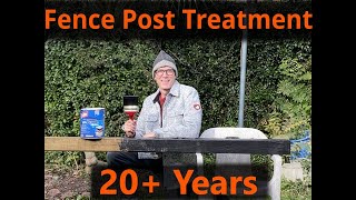 Fence Post Treatment Save your fence from Ground Rot Using this Old School Post Treatment.