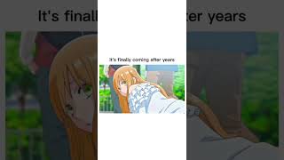 Its Finally Coming After Years