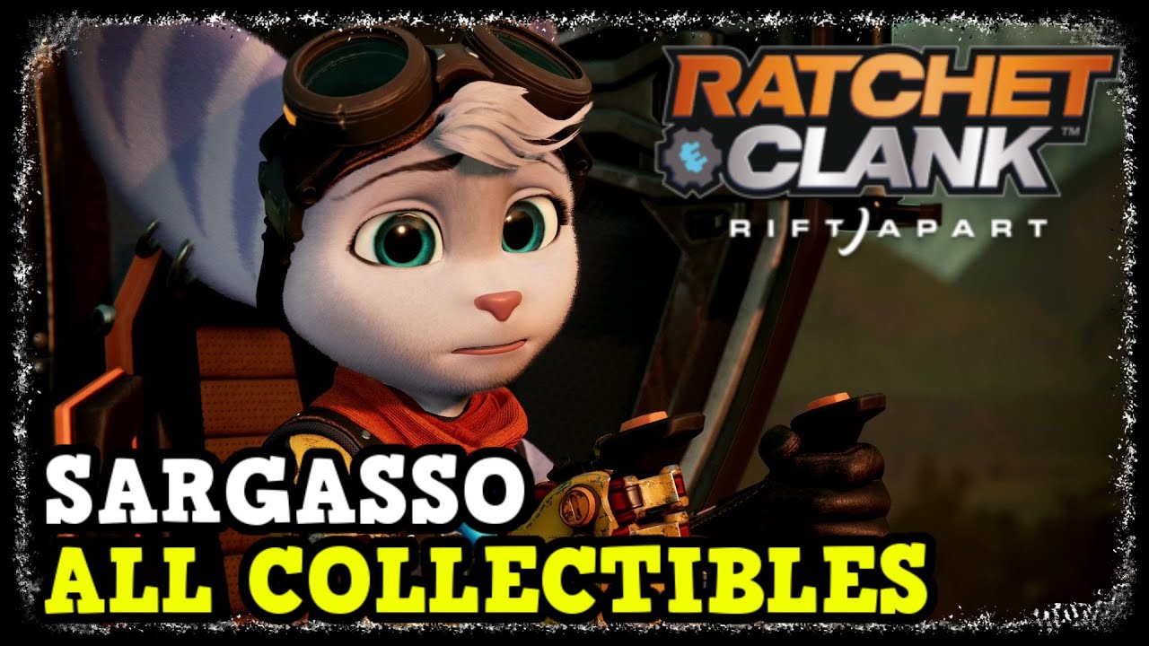 Sargasso All Collectibles in Ratchet & Clank Rift Apart (Gold Bolts, Spybots, Armor)