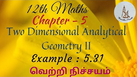 12th Maths, Example : 5.31