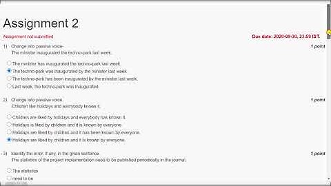 NPTEL || Technicla English For Engineers || Assignment 2 Solution || Week 2 Solution
