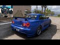 750HP Nissan GT-R R34 - Forza Horizon 5 Logitech G29 Gameplay