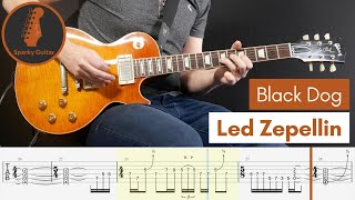 Black Dog - Led Zeppelin - Learn to Play! (Guitar Cover \u0026 Tab)