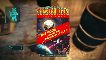 Fallout 4 Guns and Bullets: The Moon: A Communist Coomsday Device?