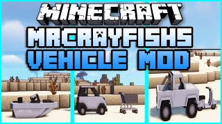 MrCrayfish's Vehicle Mod Minecraft Mod 2021 Minecraft MrCrayfish's Vehicle Mod showcase 1.16.5