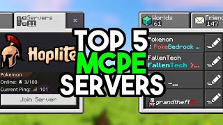 Top 5 BEST Servers For Minecraft Bedrock 1.20!