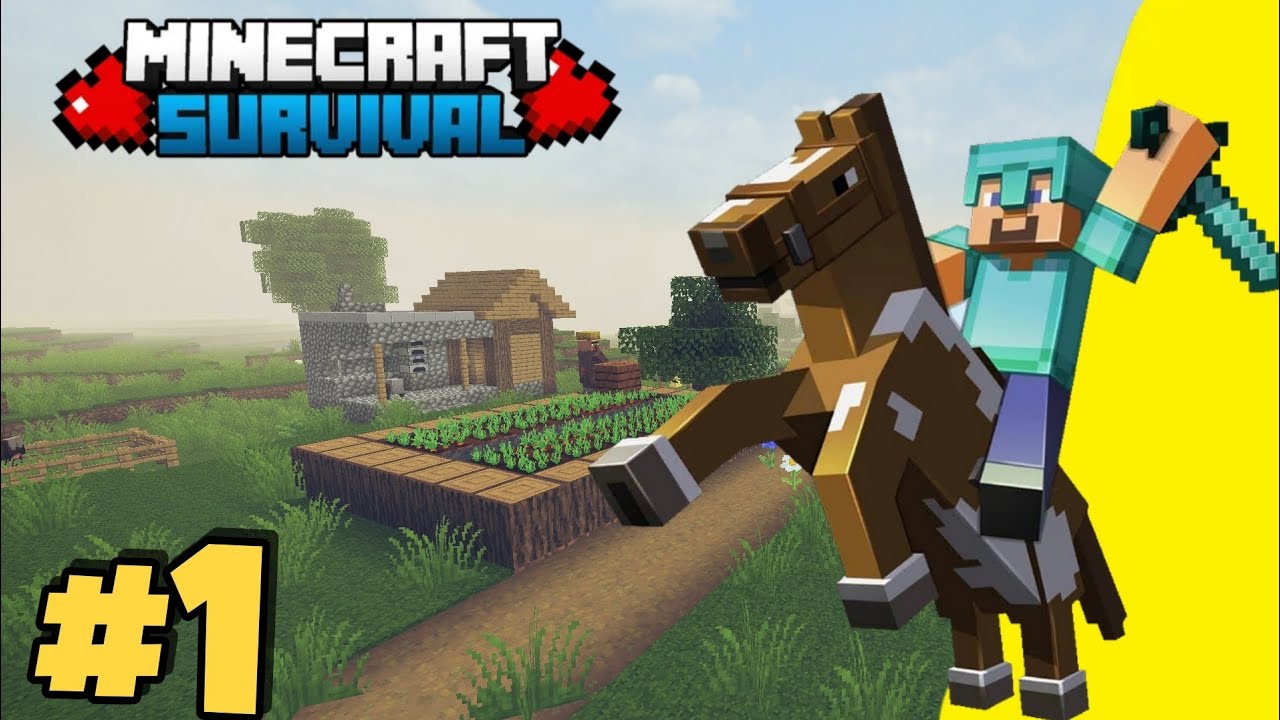 Minecraft PE survival series EP 1 in 1.21🔥! - YouTube