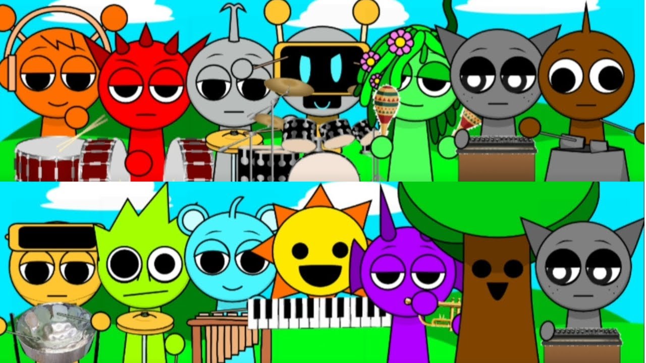 Sprunki As Instruments SPRUNKI WITH INSTRUMENTS NEW UPDATE - YouTube