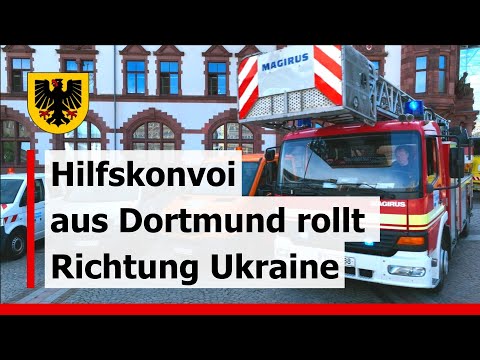 Hilfskonvoi der Stadt Dortmund startet in Ukraine