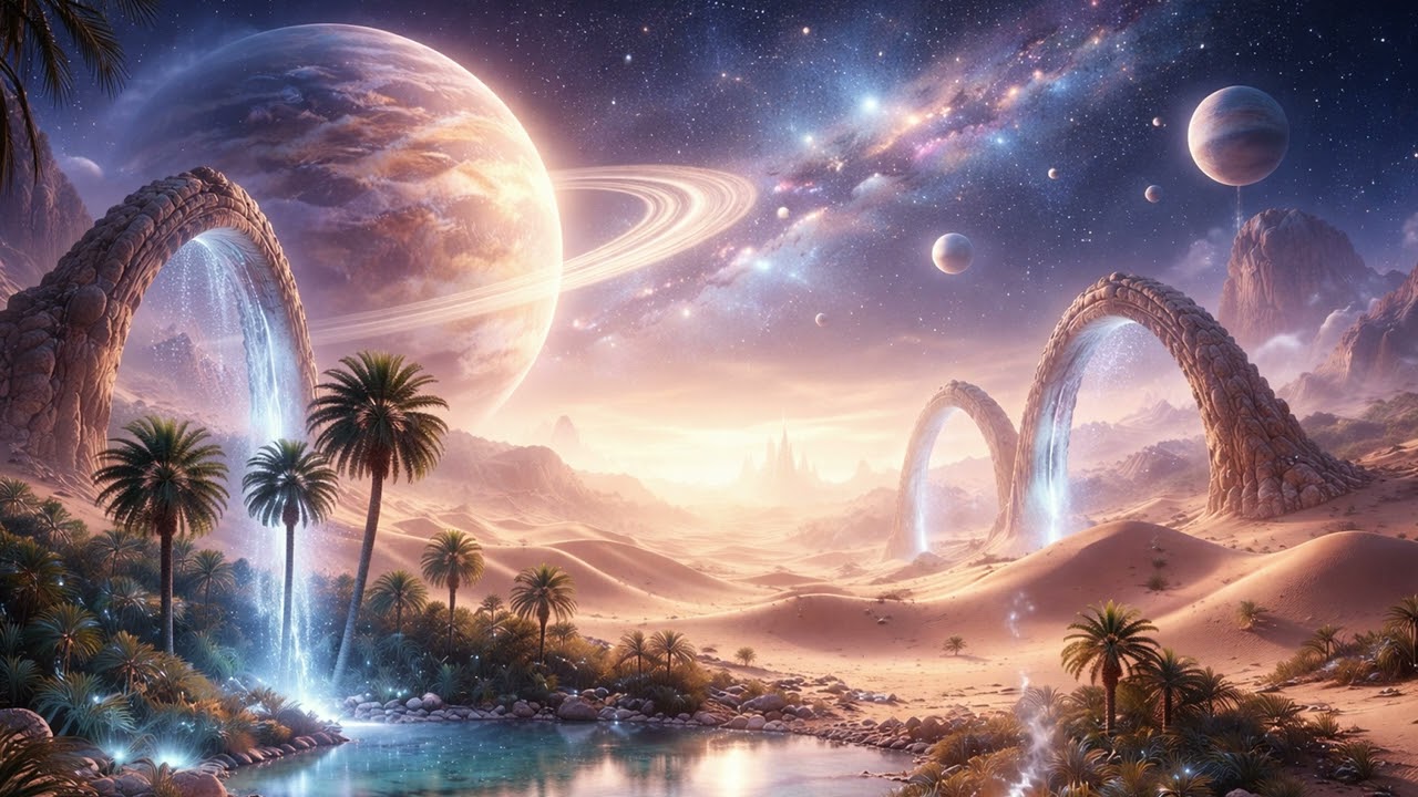 1 Hour Meditation Ambient | Granular Dust (Desert Atmosphere) | Sleep • Focus • Study • Yoga • Work