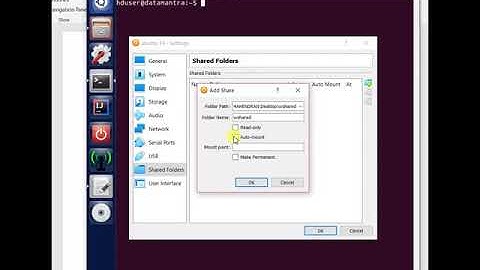 Sharing folders between Windows and Ubuntu Machine