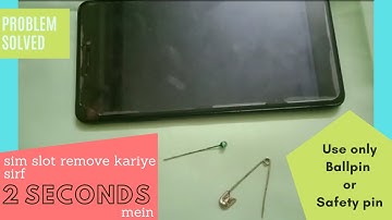 How to remove sim slot without using ejector/ Easiest way to open sim tray.