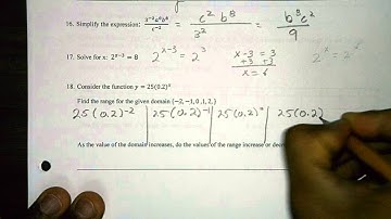 Math 1 Unit 5 Retest Video II