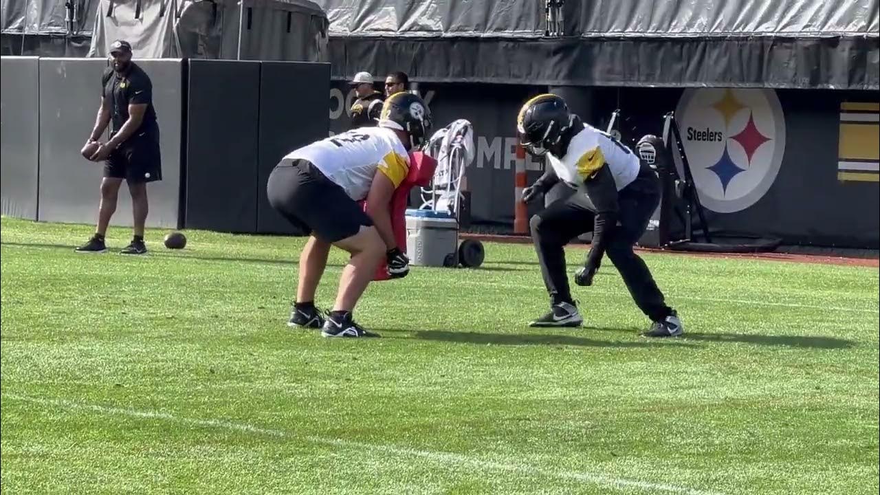 Steelers OL Prepares for Will Anderson, Work on Pulling Guards