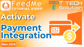 Activate Payment Integration (Nov 2025)【FeedMe POS system Tutorial Video】T Tech Solution Malaysia