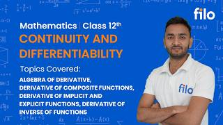 JAC Board | Continuity and Differentiability – Class 12 Math | L 3: Derivative of Composite Func.