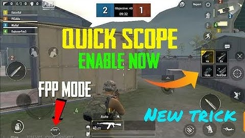 PUBG MOBILE LITE ENABLE ( QUICK SCOPE / FPP MODE ). NO ROOT !!!!..
