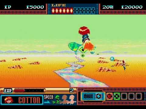 Panorama Cotton (English translation) (Mega Drive / Sega Genesis) Stage 1