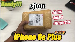 Ready 1 Unit iPhone 6s Plus Silver 64GB - Kondisi mantapp bosskuu!!! | Unboxing iPhone Murah