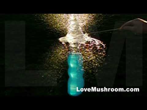 High Speed Camera Water Balloon Mushroom Shape Explosion 1 Slow Motion