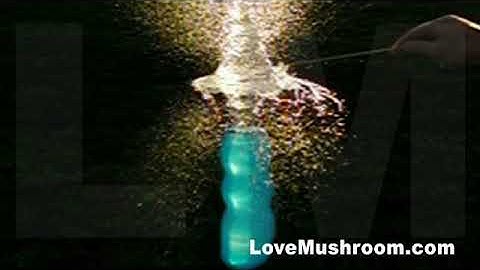 High Speed Camera Water Balloon Mushroom Shape Explosion 1 Slow Motion