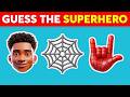 Guess the Superhero by Emoji? 🕷🦸 Marvel &amp; DC Superheroes Emoji Quiz | Hawk Quiz 