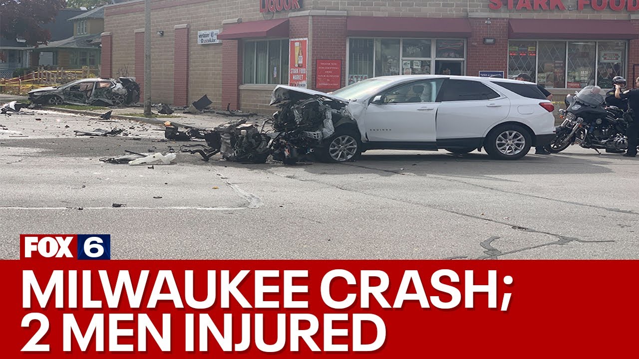 Milwaukee crash near 13th and Atkinson; 2 men injured | FOX6 News ...