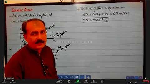 isobaric process 11 class physics chapter thermodynamics 11 class by spsc Sindh academy umerkot
