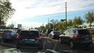 Driving through Land O' Lakes, Florida