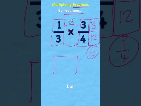 How to: multiply a fraction by a fraction