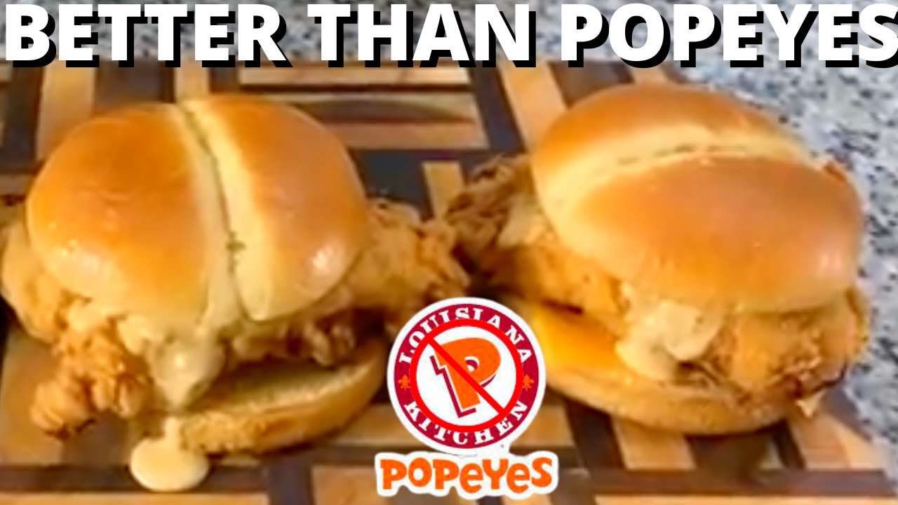 How to make a Popeyes Chicken Sandwich - YouTube
