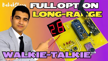 Make Your Own FULL OPTION & LONG-RANGE Walkie-Talkie