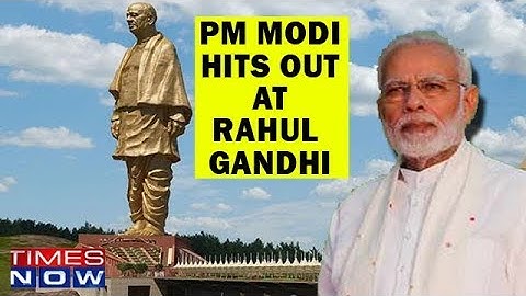 Political war breaks out over Statue of Unity; PM Modi hits out at Rahul Gandhi| The Blueprint Show