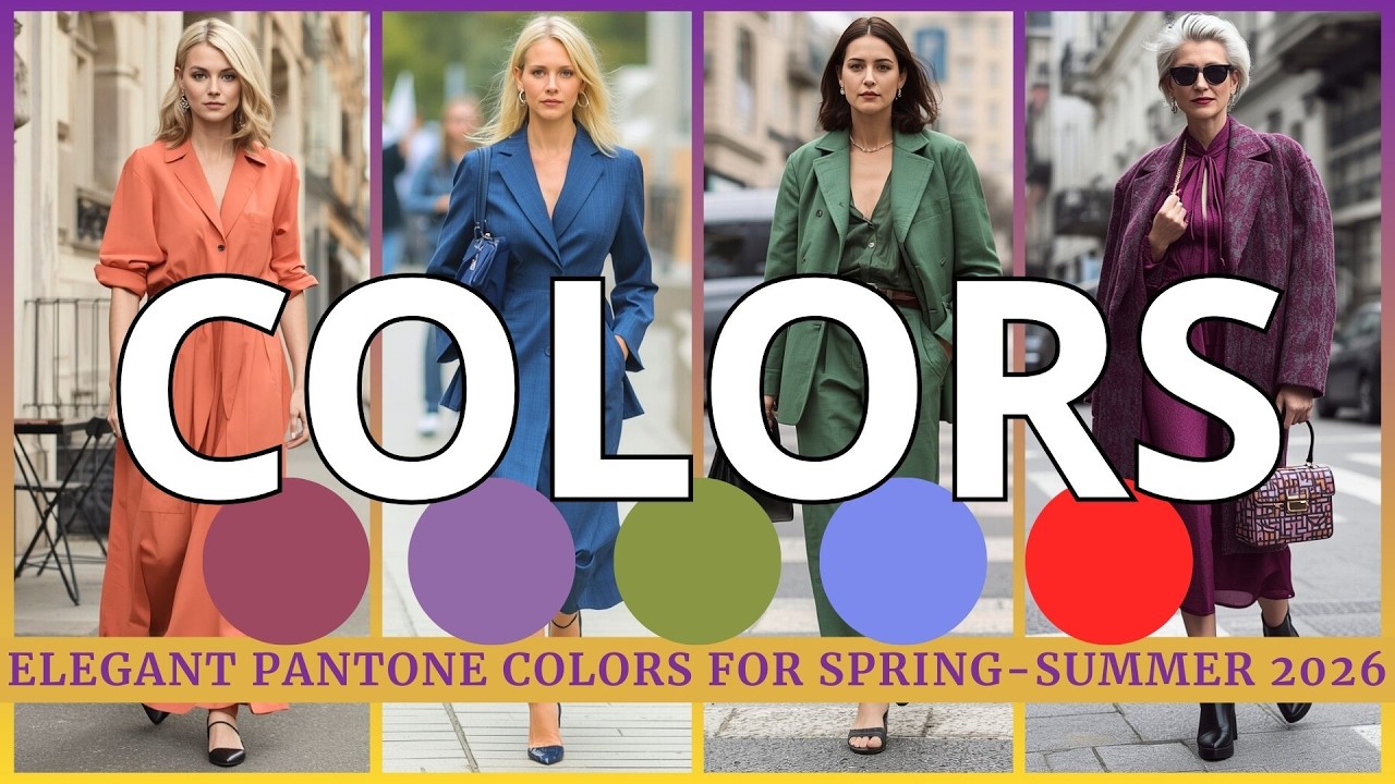 20 Chic Pantone Shades for Spring | Summer 2026 That Elevate Your Style #fashioncolortrends