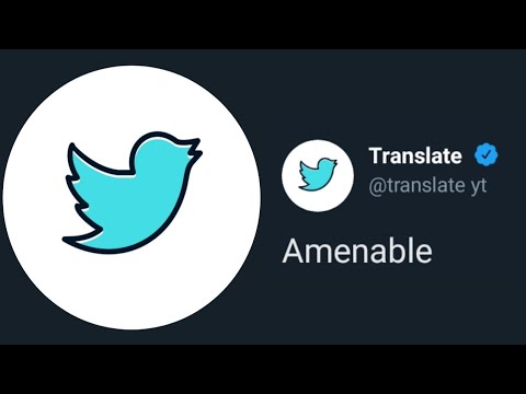 Amenable Meaning in English