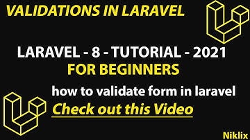 Validation | Validate form in Laravel | Form Validation in Laravel | Validate Function in Laravel