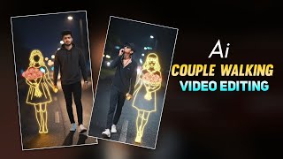 Girl & Boy Ai Walking Video Editing | Ai Video Kaise Banaye | Ai Girlfriend Walking Video Editing screenshot 2