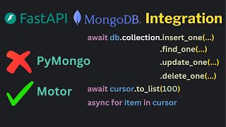 Best Library for MongoDB Queries in Your FastAPI Application