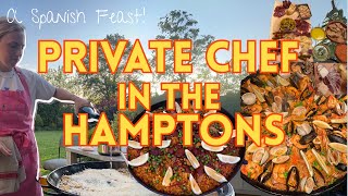 Private Chef in the Hamptons: 22 guests, 50 croquetas & paella drama