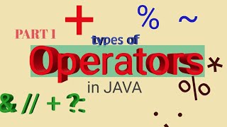 Java operators types||Unary operators||Ternary operator(in English)