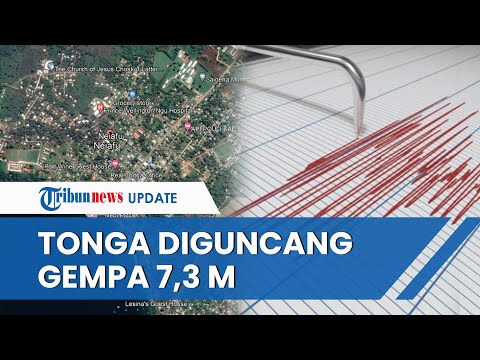 Gempa 7,3 M Guncang Tonga, Gelombang Tsunami Dimungkinkan Terjadi pada Jarak 300 Km Pusat Gempa