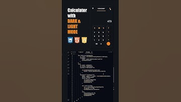 Create Calculator Using HTML CSS and JavaScript #shortvideo #shortsvideo #shorts #trendingshorts