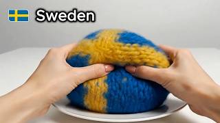 Cracking Flag Balls Around the World 🌍 What Food Is Inside? ASMR