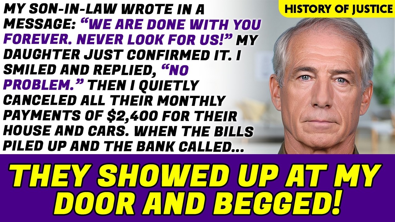 My SIL Wrote In A Message: “We Are Done With You Forever!” So I Canceled Their Payments!