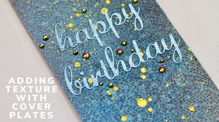 Creating Textures with Mini Slimline Para Dies wit...