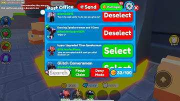 Day 1 of checking my post office until I get a Cheif clockman | Toilet tower defense | #roblox