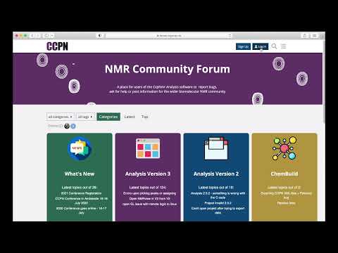 CCPN Forum Sign Up
