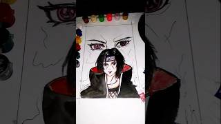 How to Draw Itachi Uchiha 🔥❤️ Easy Anime Drawing | Naruto Art #shorts #naruto #itachi