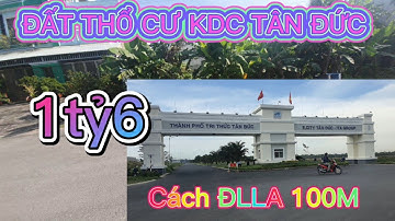chủ cần bán gấp lô đất cách đại lộ long an 100m ở kdc tân đức | đức hòa | đình toản bđs